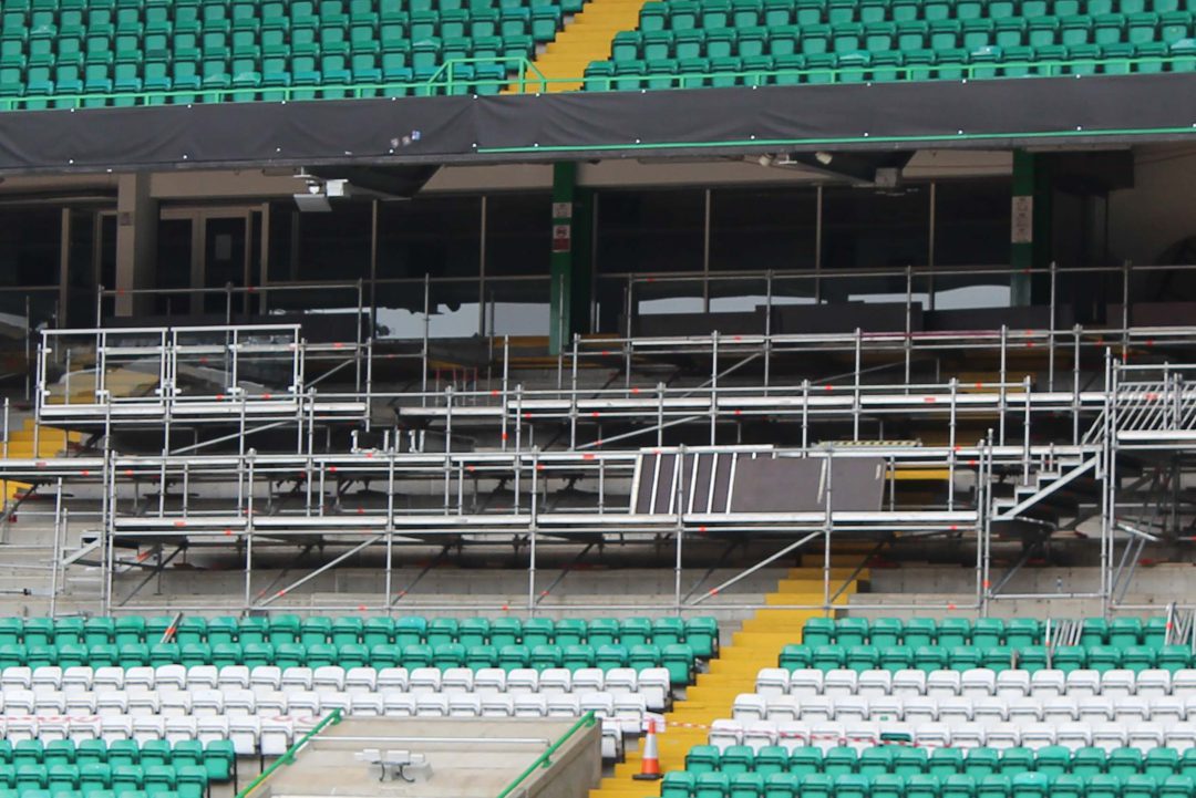 Layher Scaffolding system helps to bring the games to the screen