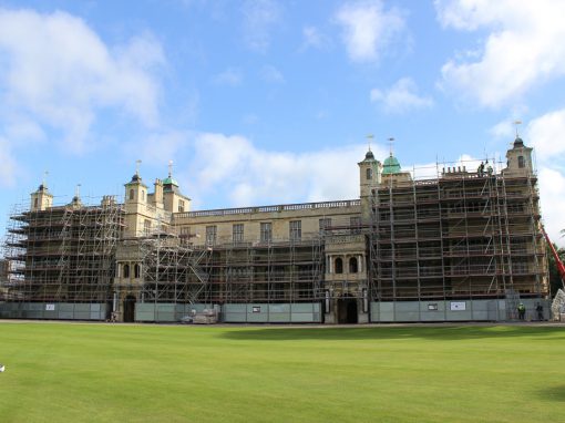Layher Access and temporary roofing helps to make the most of England’s heritage