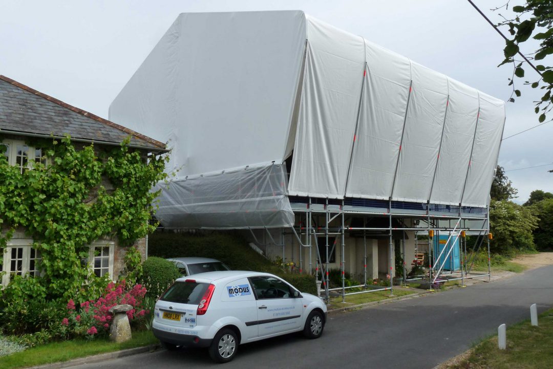 Layher equipment helps create picture perfect protection in Wiltshire