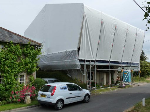 Layher equipment helps create picture perfect protection in Wiltshire