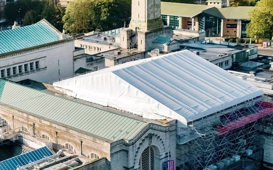 The art of scaffolding at city art gallery